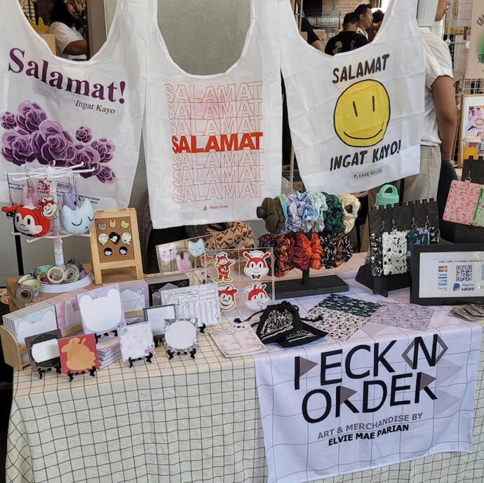 Booth Product Display Example